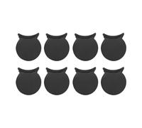 Generic 8Pcs Clarinet and Oboe Thumb Protector Cushion Set, Black