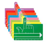 Generic 8Pcs Handwriting Tool Reading Guide Strips for ABS Bookmark Shims for Guided Reading and Writing Students