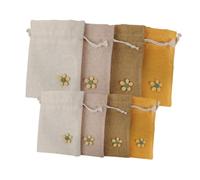 Generic 8pcs Lavender Sachet Bags Multi Use Organza Storage Pouches for Jewelry Spices Dried Flowers for Gifting Festivals Special Occasions Convenient Drawstring Design