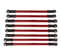 Generic 8Pcs Metal RC Link Bar Set Quality Aluminum Crawler Accessories for SCX10 1/10 Remote Control Car 313MM