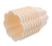 Generic 8pcs Milk White Pudding Mould Cups Set, Mini Jelly and Steamed Pudding Basins for Cake, Egg Custard, and Dessert Baking, Plastic Mold for Home Kitchen Use