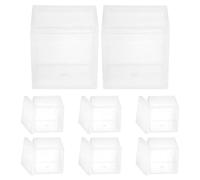 Generic 8pcs Sealed Square Box Small Acrylic Cube Container for Candy Storage Wedding Favor Party Favor Mini Box