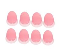 Generic 8pcs Silicone Lip Brush Caps Red Lip Brush Covers Protective Protectors for Makeup for and Balm Application Suitable for Beauty Enthusiasts