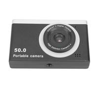 Generic 8X Zoom HD Digital Camera, Front Rear Dual Cameras High Speed Accurate Autofocus Portable HD Digital Camera with Fill Light for Photography (Black)