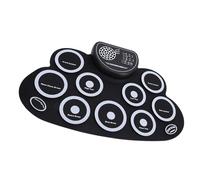 Generic 9 Pads Electronic Drum Set Portable Rechargeable Practice Drum for Kids and Adults Featuring Built-in Speakers and Headphone Jack