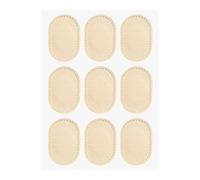 Generic 9-Piece Heel Grip Insoles, Ball of Foot Cushions, Heel Protectors, Foot Pads, Comfortable, Two-Layered for Sports, Work, Camping, Walking, Ever, 5cmx3.5cmx0.1cm