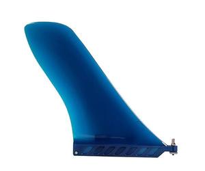Generic 9" Touring Flexible SUP Fin - Universal Fin Box Compatible, Blue, Paddleboarding