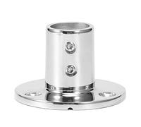 Generic 90 Degree Round Tube Base Stanchion Base Round Stanchion Hand Rail Fitting 316 Stainless Steel Marine Boat Hardware with Mirror Polished Surface for Boat Replacement (22mm)