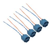 Generic 9005 HB3 Headlight Socket Wiring Harness Set Enhancing Car Headlight Performance for Fog Lights, Halogen Bulbs 4pcs
