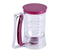 Generic 900mL Manual Batter Dispenser Cupcake Pancake Batter Measuring Cup Food Grade Plastic for Baking Kitchen Use