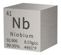 Generic 99.95% Pure Nb Cube Set, 0.3 In Periodic Table Element 1 Cm, Solid Metal Sample Collectible, Laser Engraved Scientific Display, Rare Block For Education And Gifting