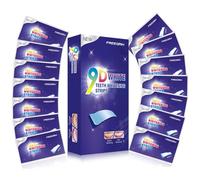 Generic 9D Teeth Whitening Strips, 14 Pack 28 pcs - Enamel-Safe, Non-Sensitive Teeth Whitener, Effective Stain Removal with Gentle Application