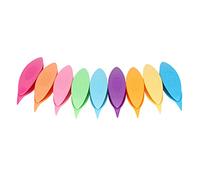 Generic 9pcs Colorful Tatting Shuttles Durable Plastic Craft Tools for Hand Knitting Beginners and Enthusiasts