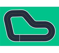 Generic A to Z Speedway Track for AWS DeepRacer on 13Oz Matte Vinyl (18' x 27')