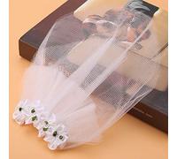 Generic A Veil for A Dog, an Elegant and Beautiful Wedding Veil for Pets, for Small Dogs, Cats, Pets, Medium (L)