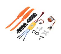 Generic A2212 1400KV Brushless Outrunner Motor 30A ESC 8060 Propeller Set with BEC 5V 2A T Type Plug 3.5mm Banana Connector for RC Airplane Quadcopter Fixed Wing