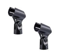 Generic A25D Microphone Clips Clamp Holder Replacement for Shure BETA 57A Dynamic Instrument Microphone, 2 Pack