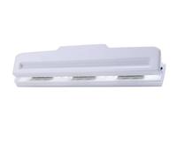 Generic A5 A6 Portable Paper Punch, 9-Hole Labor-Saving Paper Punch, 8 Sheets Capacity for Home Office Crafts (White)