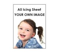 Generic A5 Printed icing sheet. Your own edible photo. Personalised icing.