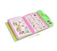 Generic ABC Sound Book Vibrant English Malay Language Animal Fruit Learning Toy for Kids Interactive Educational for Ages 3+ ABS Material (Green)