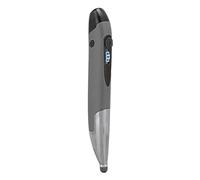 Generic ABS 2.4G Wireless Mouse Pen with Handwriting Capability for XP/7/8/10, Ideal for Students and Professionals, Comes with Various Adapters (Silver Gray)