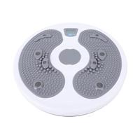 Generic Abs Twist Board Efficient Calorie Burning for Home Gym Fitness Portable PP Foot Massage Core Exercise Waist Twisting Disc (Grey)