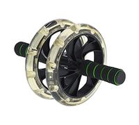 Generic Abs Workout Equipment, Exercise Roller Non Slip Dual Wheels Exercise Roller 200mm Abdominal Wheel for Core Workout
