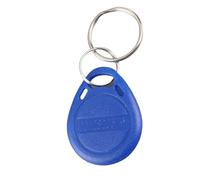 Generic Access Control EM4100 Card Tag Token Key Chain Keyfob Durable Lightweight 50pcs for Door Entry Elevator Keys Blue ABS 125KHz (ID)