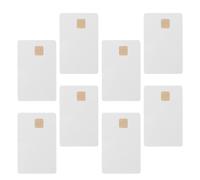 Generic Access Control IC Cards 8pcs White PVC 2k Memory AT24C02 Chip Lightweight Blank Smart Cards for Door Systems