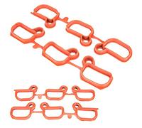 Generic ACM Rubber Engine Intake Manifold Gasket Set Fit for E36 E39 E46 M54, Prevent Oil Leakage and Air Inlet, Fit for 323Ci 330Ci 525i X3 Z4. Package Weight: 52g