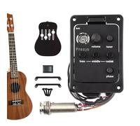 Generic Acoustic Guitar Pickup | Preamp Amplifier - Volume Control, Equalizer, Low Battery Indicator, Built-in Tuner
