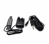 Generic Acoustic Sound Pickup Guitar Pickup Soundhole Pickup Acoustic Guitar Pickup With Adjustable Dials Quick No Cut Installation Suitable for rehearsal live shows casual gatherings, Silver