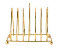 Generic Acrylic Cosmetic Palette Set 6 Pcs Elegant Mixing Tray for Makeup Artists Storage Rack Gold Foil Design