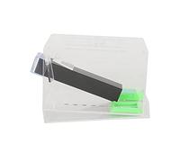 Generic Acrylic Cricket Keeper Kit with Tubes for Observation and Feeding in Reptile Tanks (Small 26x5cm)
