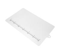 Generic Acrylic Cutting Board with Measurement Scale and Non-Slip Feet, Kitchen Chopping Mat for Baking and Fruit Cutting (35.5X23Cm)