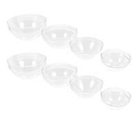Generic Acrylic Essential Oil Bowls Plastic Mixing Bowls 8pcs for Storing and Infusing Facial Oils for Beauty Salon and Massage at Home