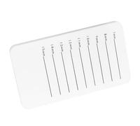 Generic Acrylic Eyelash Holder Tray from 7mm to 15mm with Scale Environmental White Tray for Lashes Grafting and Personal Use