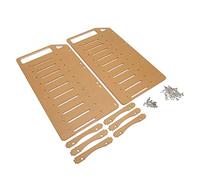 Generic Acrylic Hard Drive Bracket for Multi Layer Hard Disk Rack, 3.5" DIY Storage Solution, Perfect for Enthusiasts (10 Layers)