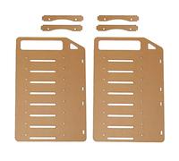 Generic Acrylic Hard Drive Bracket for Multi Layer Hard Disk Rack, 3.5" DIY Storage Solution, Perfect for Enthusiasts (8 Layers)