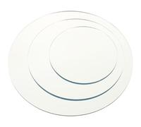 Generic Acrylic Mirror Reflection Boards Decorative Mirror Props for Photography 3pcs Silver Adding Dimension to Photos, for Jewelry and Watch Product Photography