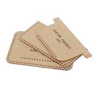 Generic Acrylic Template Durable Leather Pattern Wallet Mold for Craft Tools - Perfect for Making Card Bag - 3Pcs