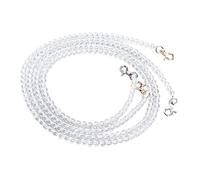 Generic Acrylic Transparent Bright Beads String Decoration for Wedding, Chandelier, and Art Projects 8mm 2 Pieces (1.2m / 3.9ft)