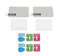 Generic Action Camera Tempered Glass Screen Protector with Crystal Clear Imaging for GO 3 Ultimate Protection Hassle Installation (Double Set)