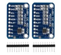 Generic ADC Development Board High 16 Bit I2C Analog to Digital Module for Micro Controller, 2 Set for Electronics Enthusiasts