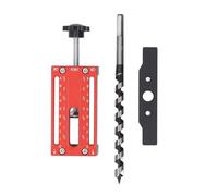 Generic Adjustable Aluminum Alloy Cabinet Door Installation Locator, Precise Positioning Tool for Fast Hinge Alignment on Kitchen Cabinets and Bathroom Vanities Up to 3.35 Inches Thick