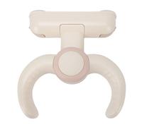 Generic Adjustable Baby Shower Stand Wall Mount Foldable Bathing Support for Kids, Sturdy Bath Rack for Toddler, Portable Shower Seat for Home Travel (Khaki)