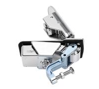 Generic Adjustable Compression Latch, Heavy Duty Zinc Alloy Flush Mount Panel Lock with Key Locking & Waterproofing Coating, for Industrial Control Box and Marine Boat Hatches