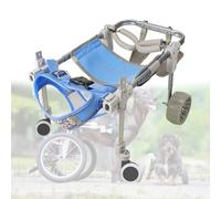 Generic Adjustable Dog Wheelchair for Back Legs, 2/4-Wheels LightWeight Pets Hind Limbs Dog Carts with Wheels, Back Limb Walking Mobility Aids for Disabled Hind Legs, Doggy Leg Brace and Hip Support.(