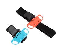Generic Adjustable Elastic Sport Dance Wrist Band and Leg Strap for Just Dance Compatible with Lightweight Soft Breathable 2 Units