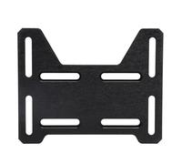 Generic Adjustable Engine Mount Adapter Bracket, Billet Aluminum Engine Mounting Plate with Hardware, Slotted 4 Stroke Motor Plate for Mini Bike Go Kart for Predator 212 (Black)